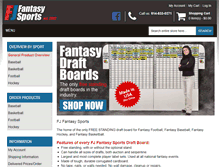 Tablet Screenshot of fjfantasy.com